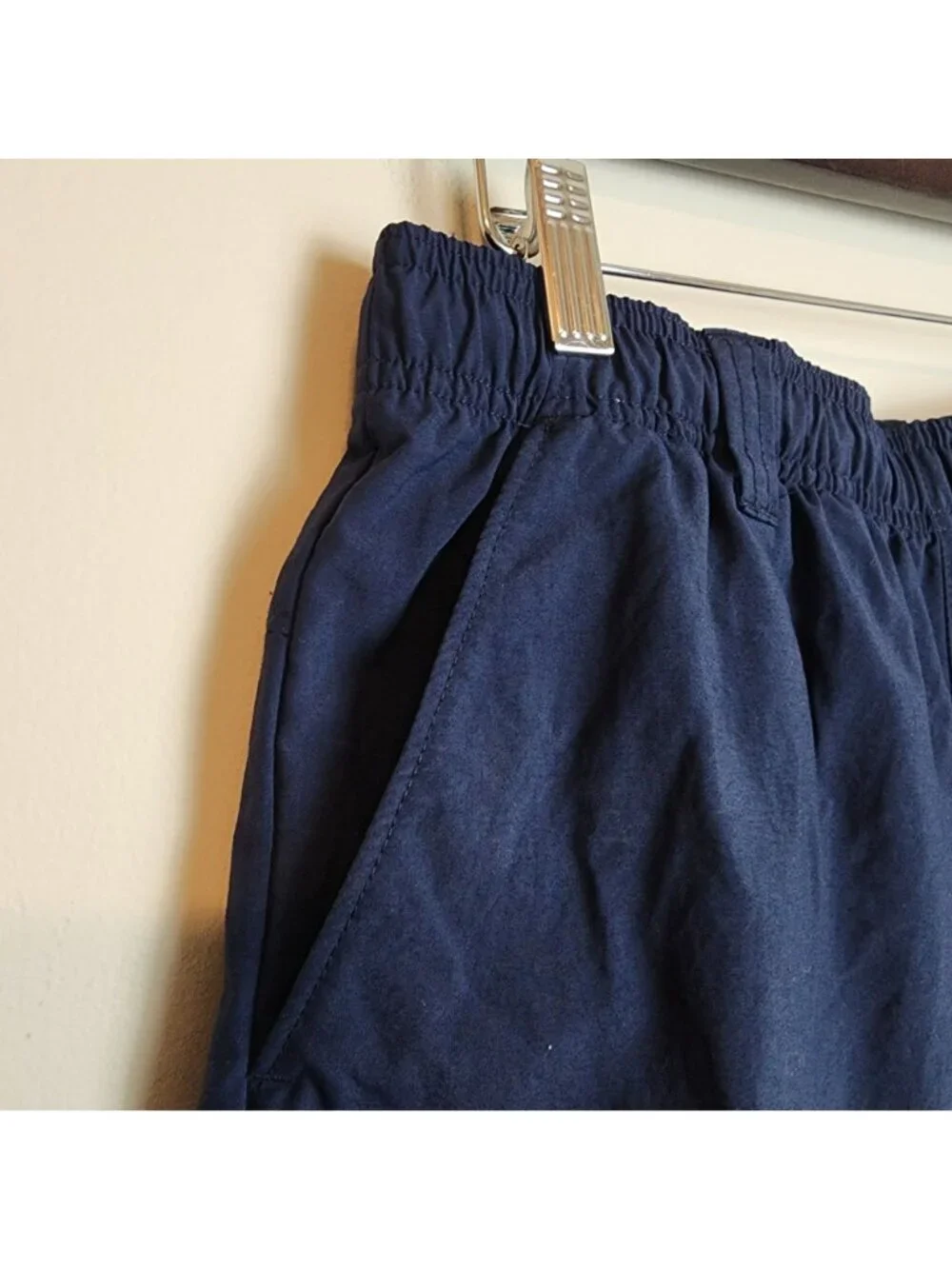 Columbia PFG Navy Blue Nylon Fishing Shorts Sz Small Mesh Lining Pockets